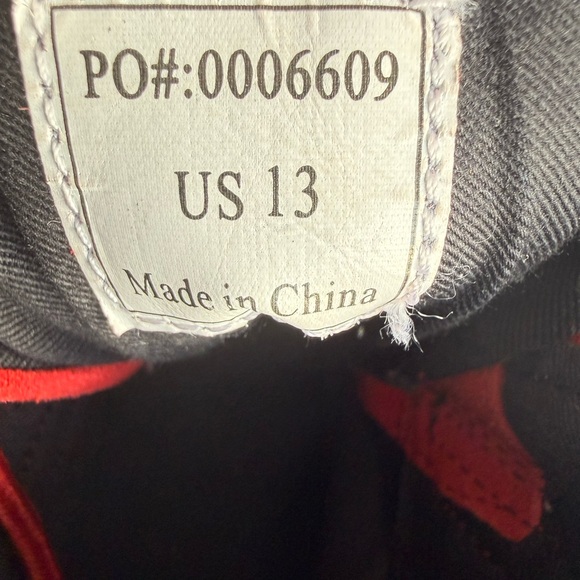 Sparco Red Racing Suede High-Top Shoe - Picture 7 of 8